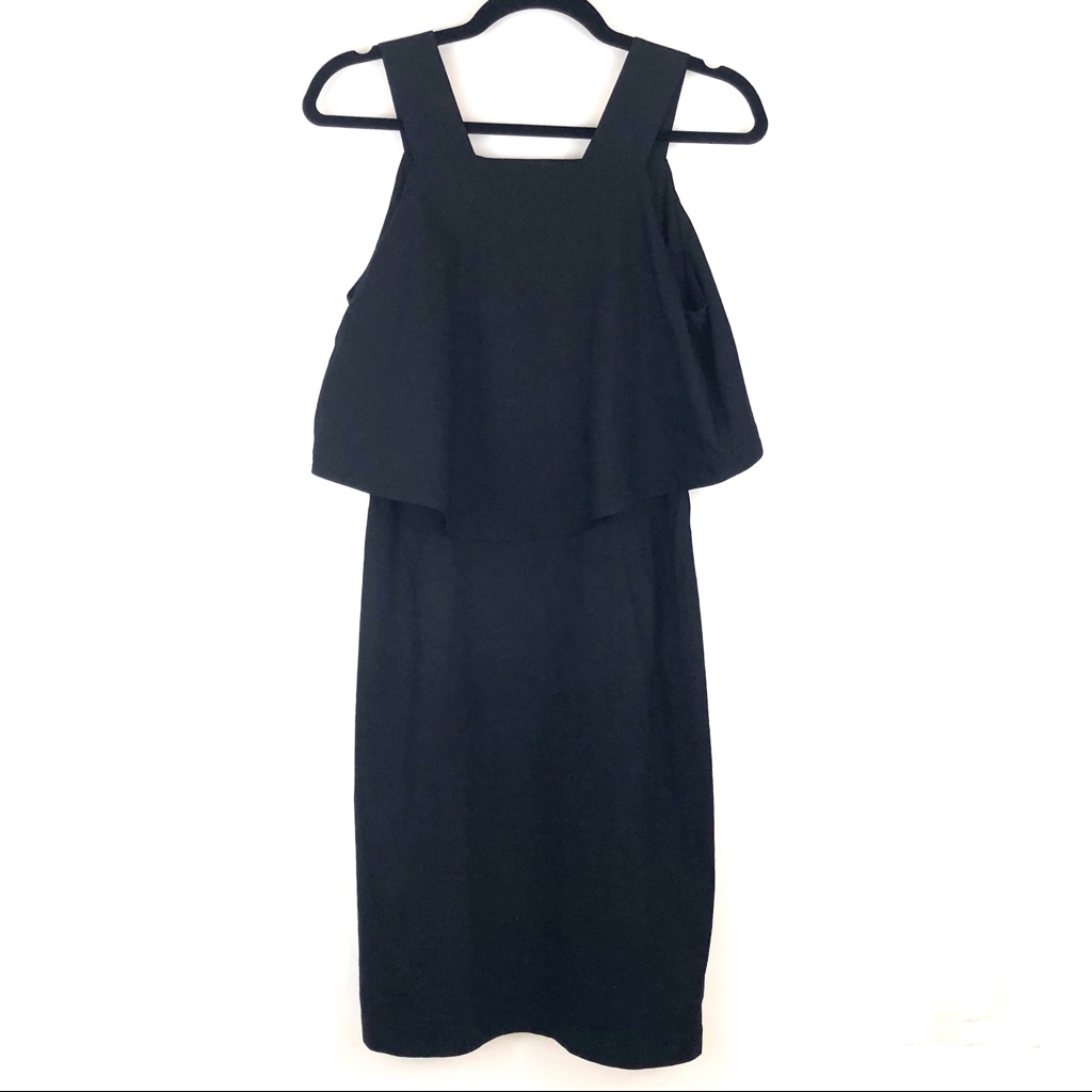 Theory Black Linen Landale Dress (Sz 2)